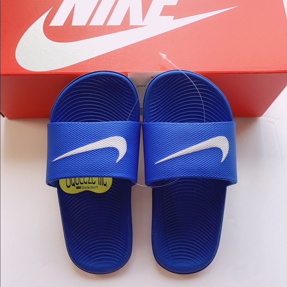📣❣️SALE❣️NEW Nike Kawa Kids JDI Slide Sandals Shoes